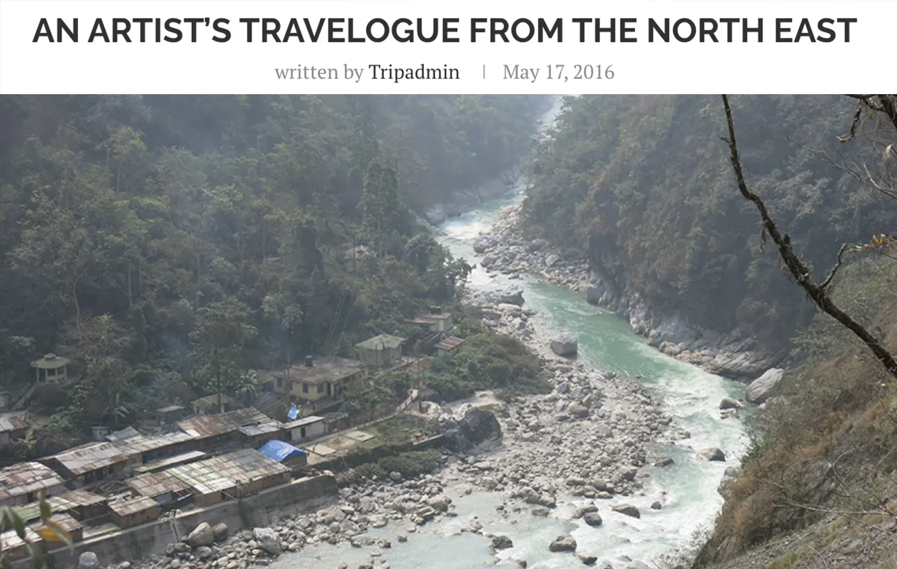 Jim Holyoak Travelogue in Tripp.in