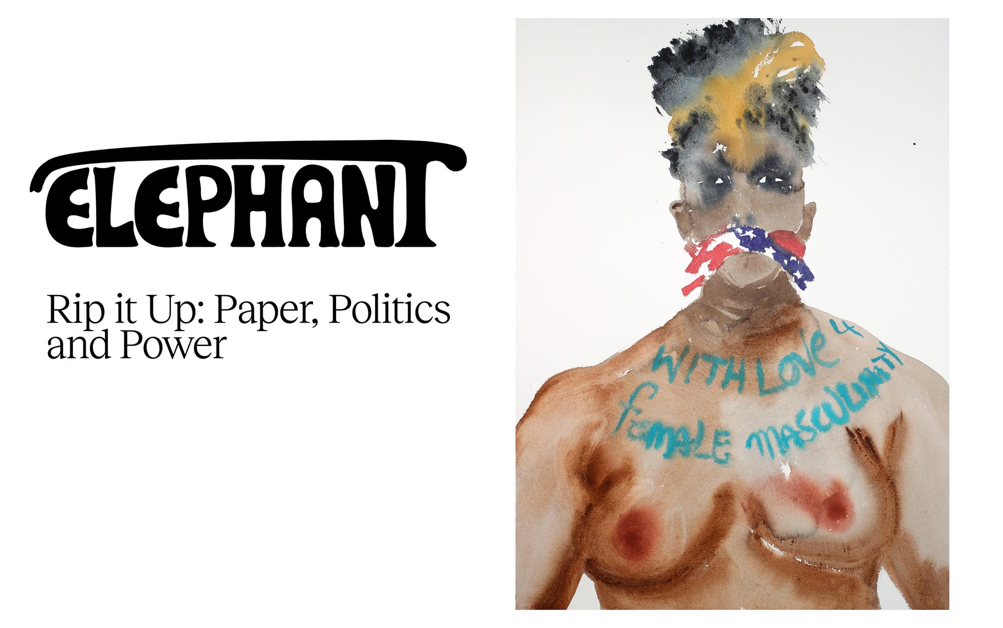 Nadine Faraj featured in elephant art