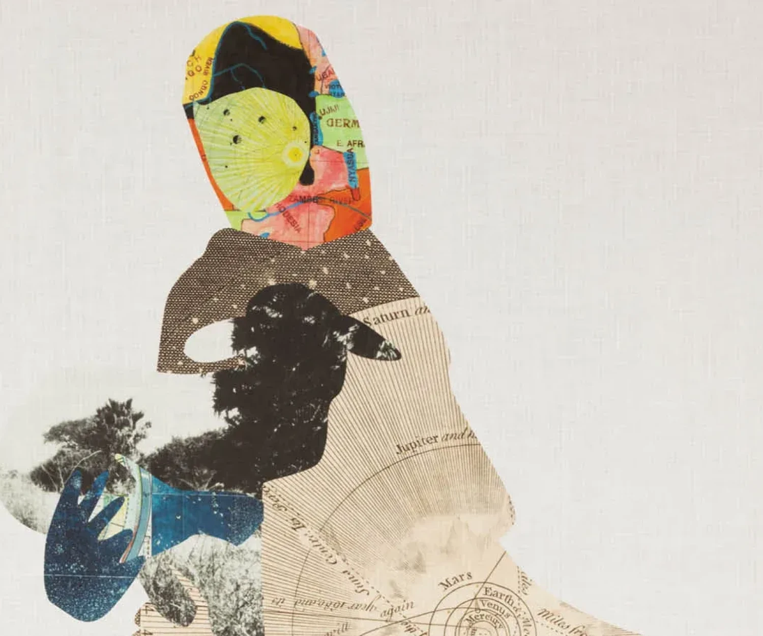 Dak_Art OFF _ Habiter le monde Mathieu Lacroix_s works, included in an exhibition in Senegal