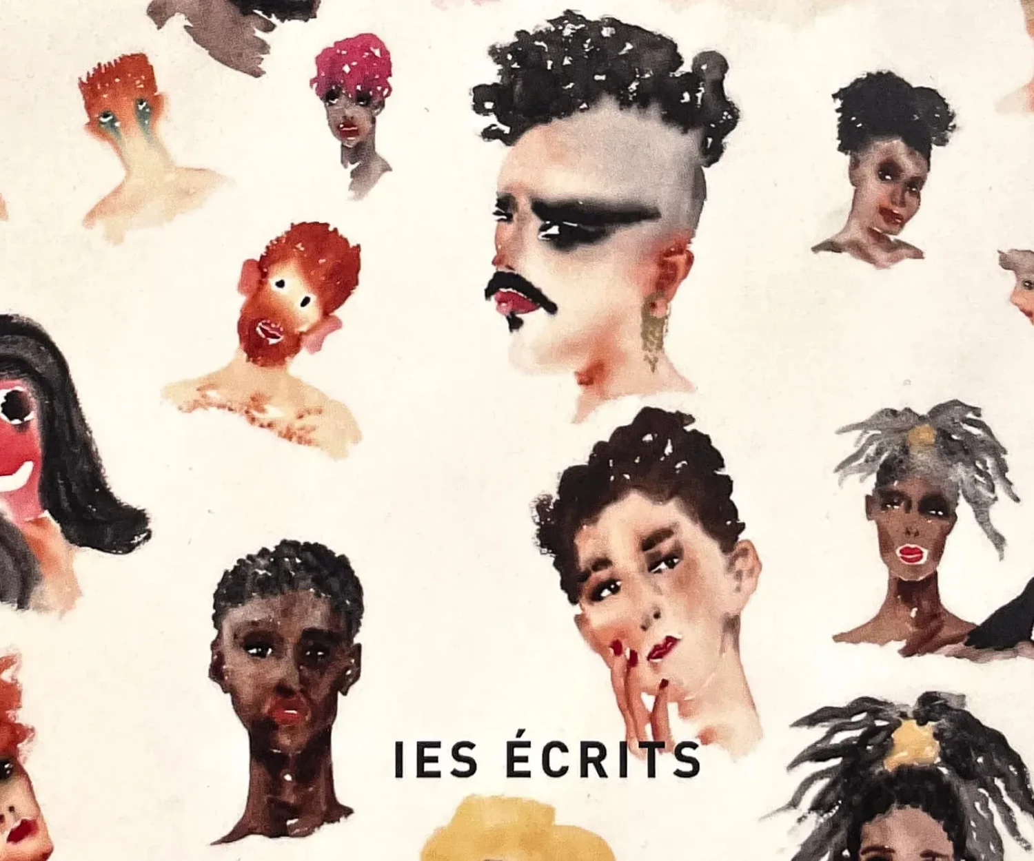 Nadine Faraj watercolour paintings in Les écrits