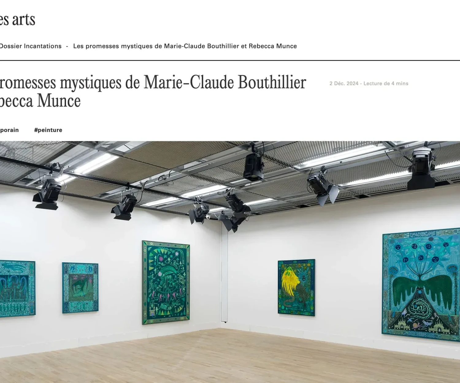 Rebecca Munce: Vie des Arts