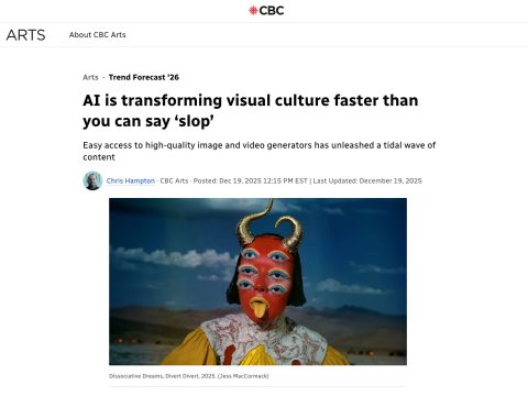 Beth Frey in CBC Arts