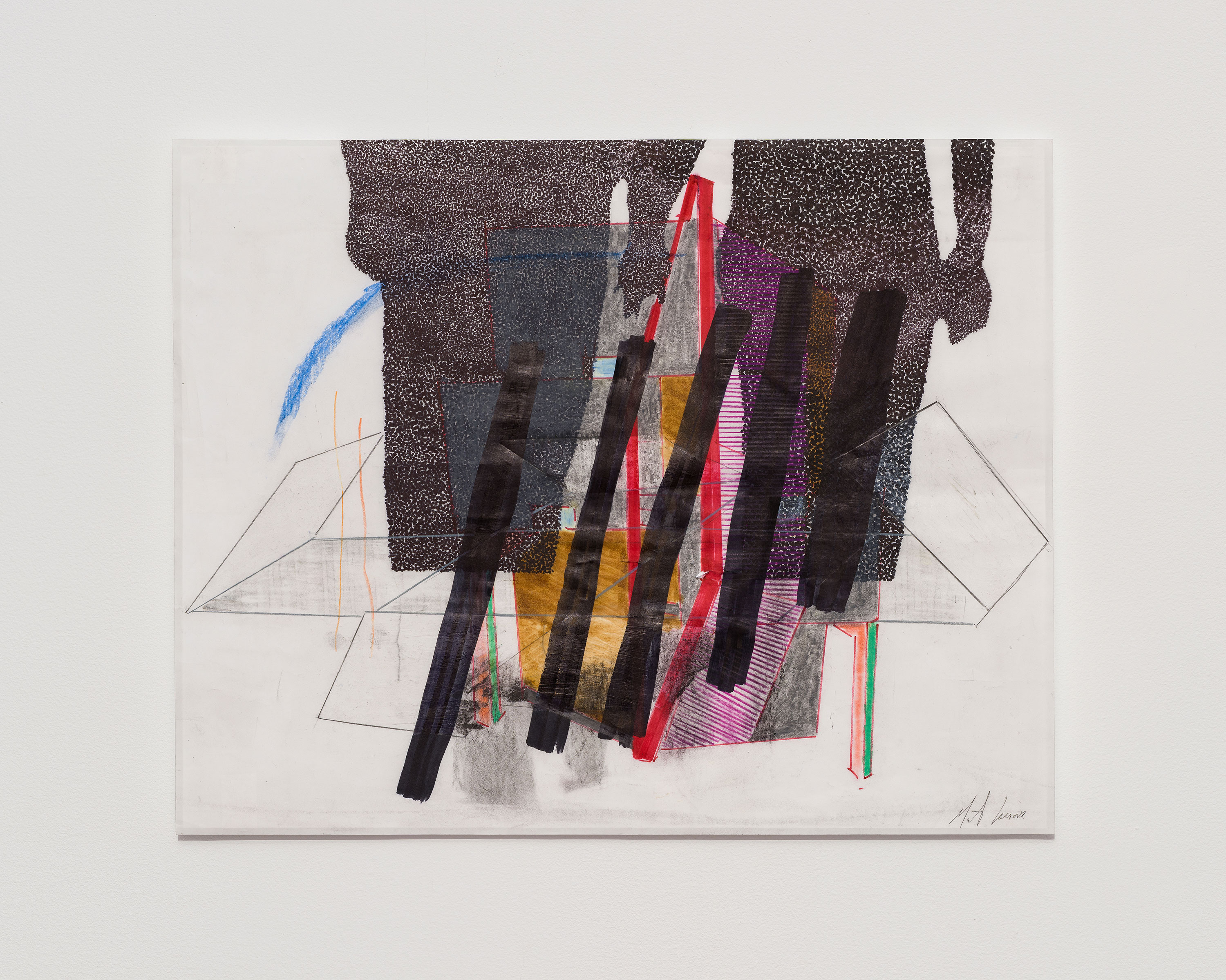 Artwork by Mathieu Lacroix, drawn on vellum paper