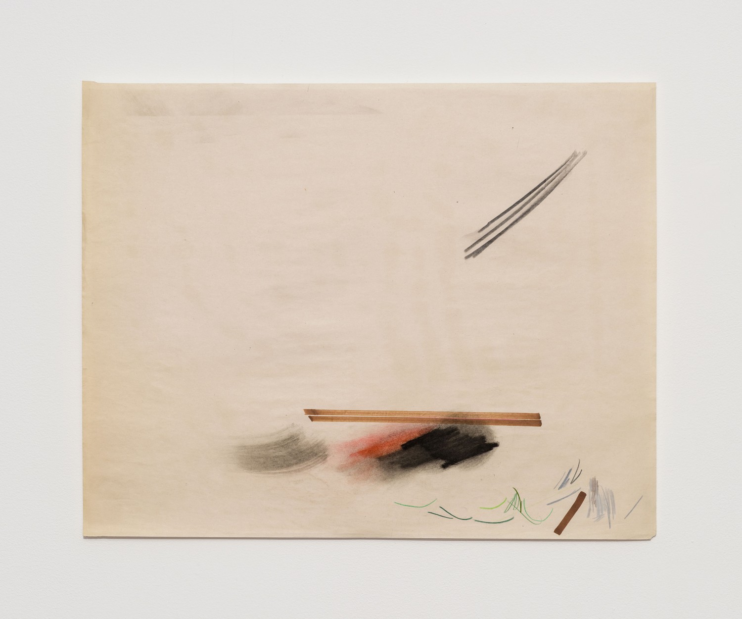 Artwork by Mathieu Lacroix, drawn on newsprint