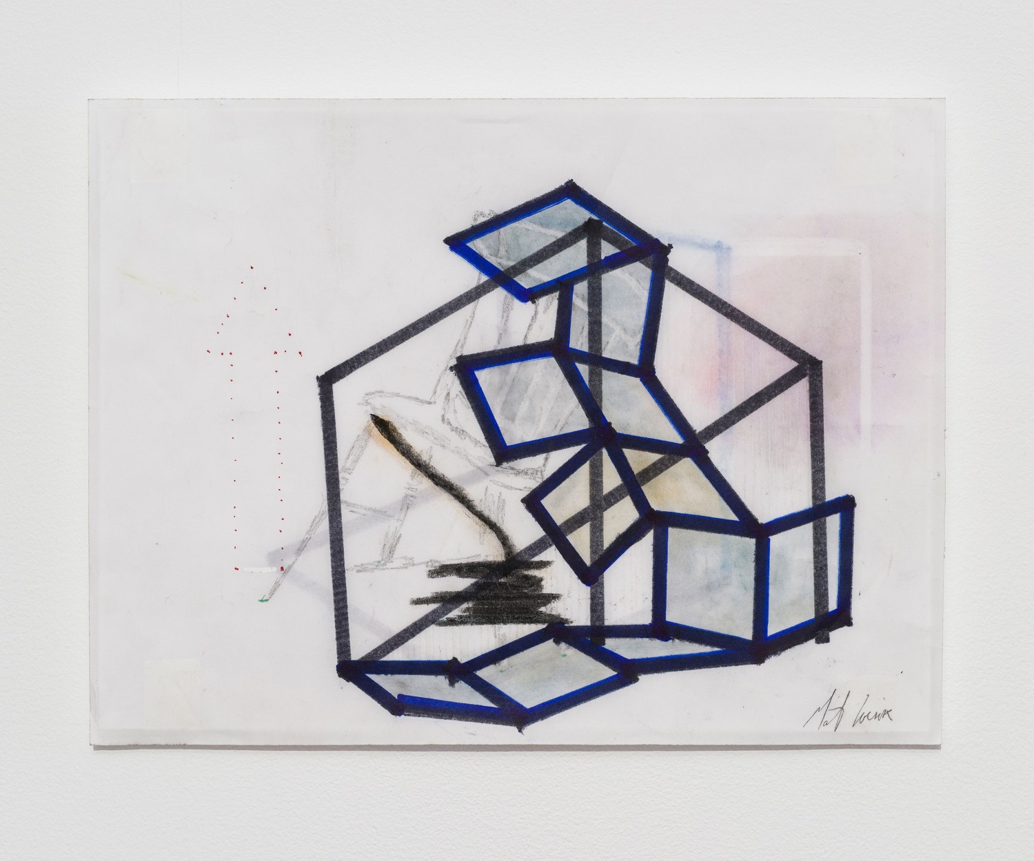 Artwork by Mathieu Lacroix, drawn on vellum paper