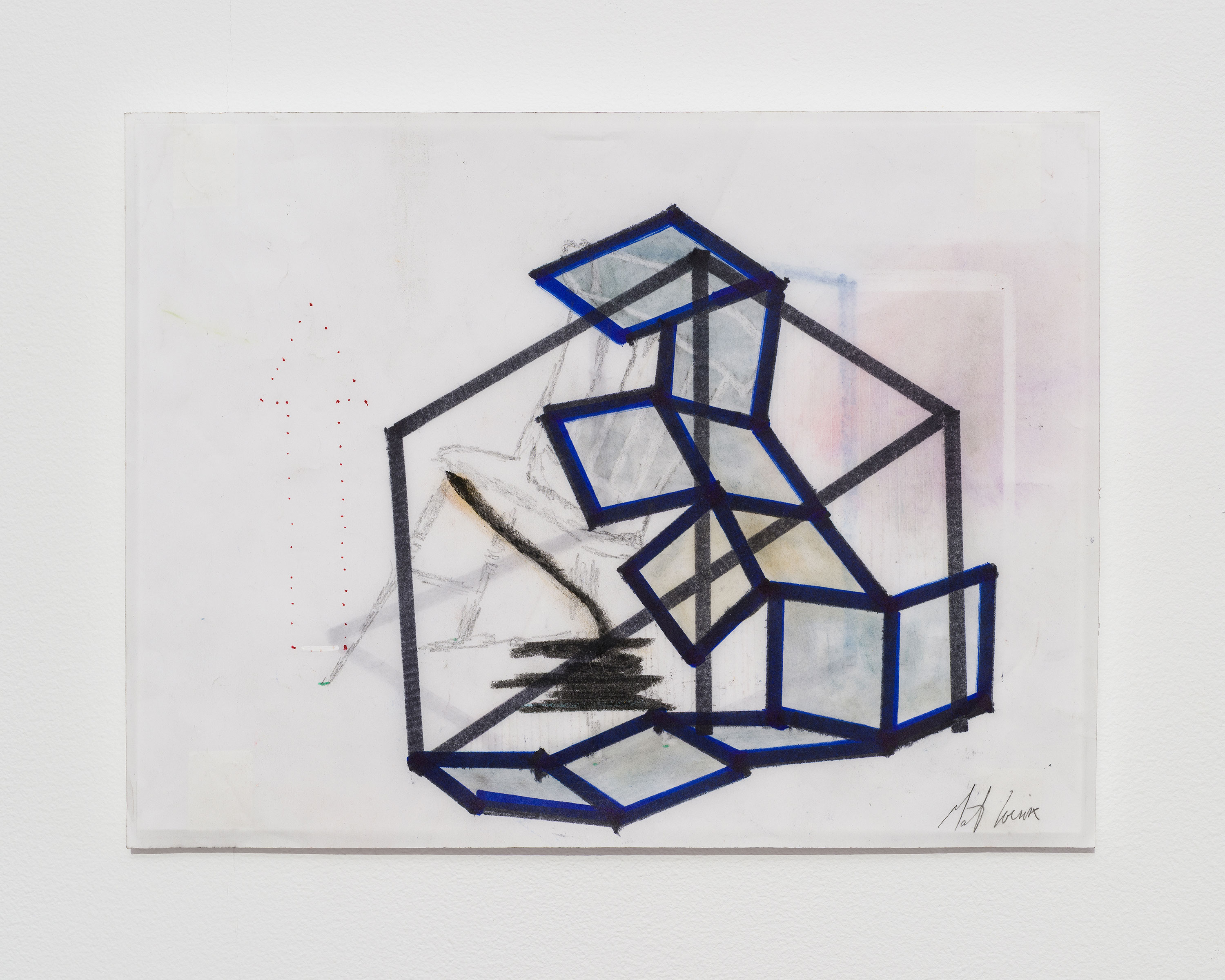 Artwork by Mathieu Lacroix, drawn on vellum paper