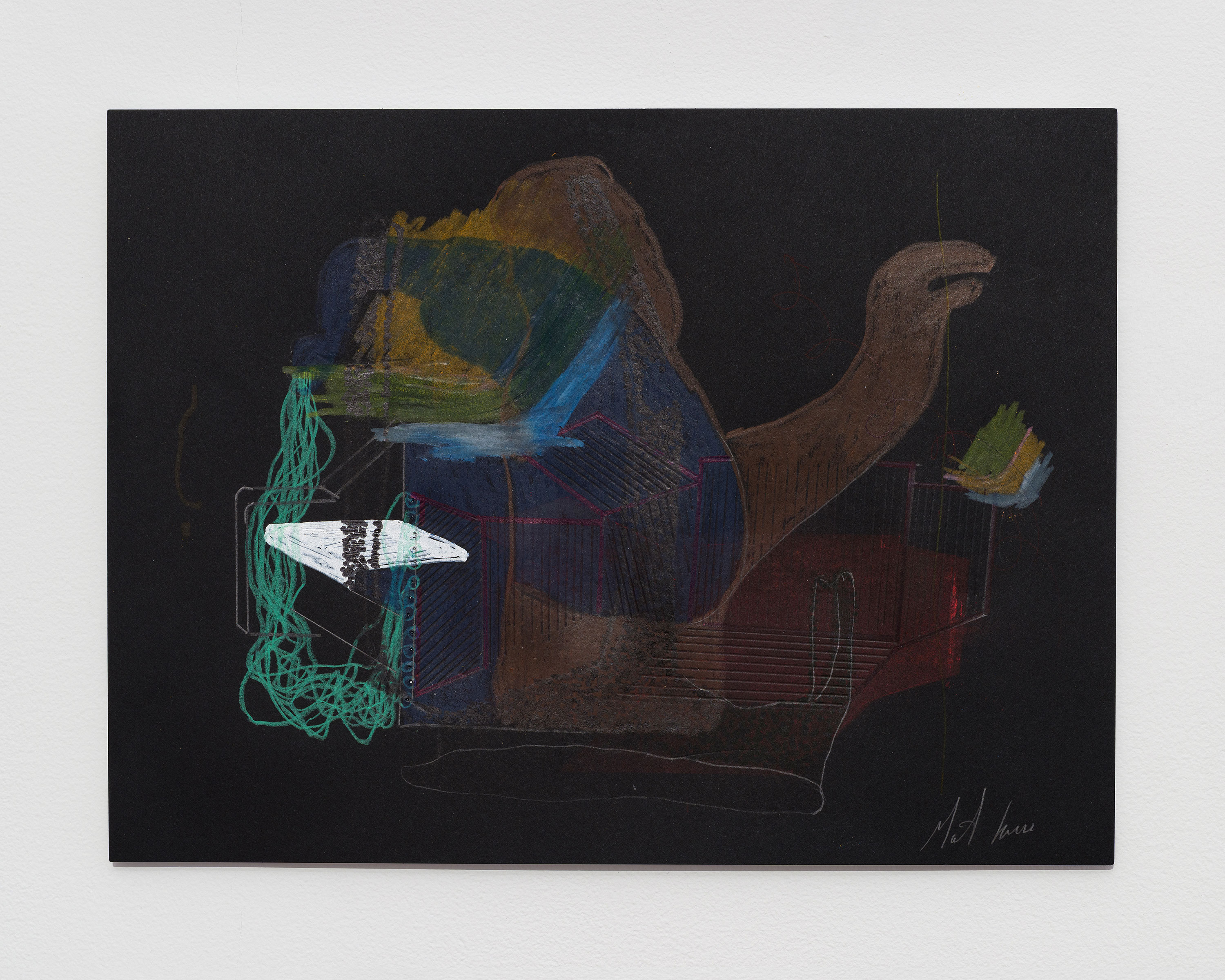 Artwork by Mathieu Lacroix, drawn on recycled paper