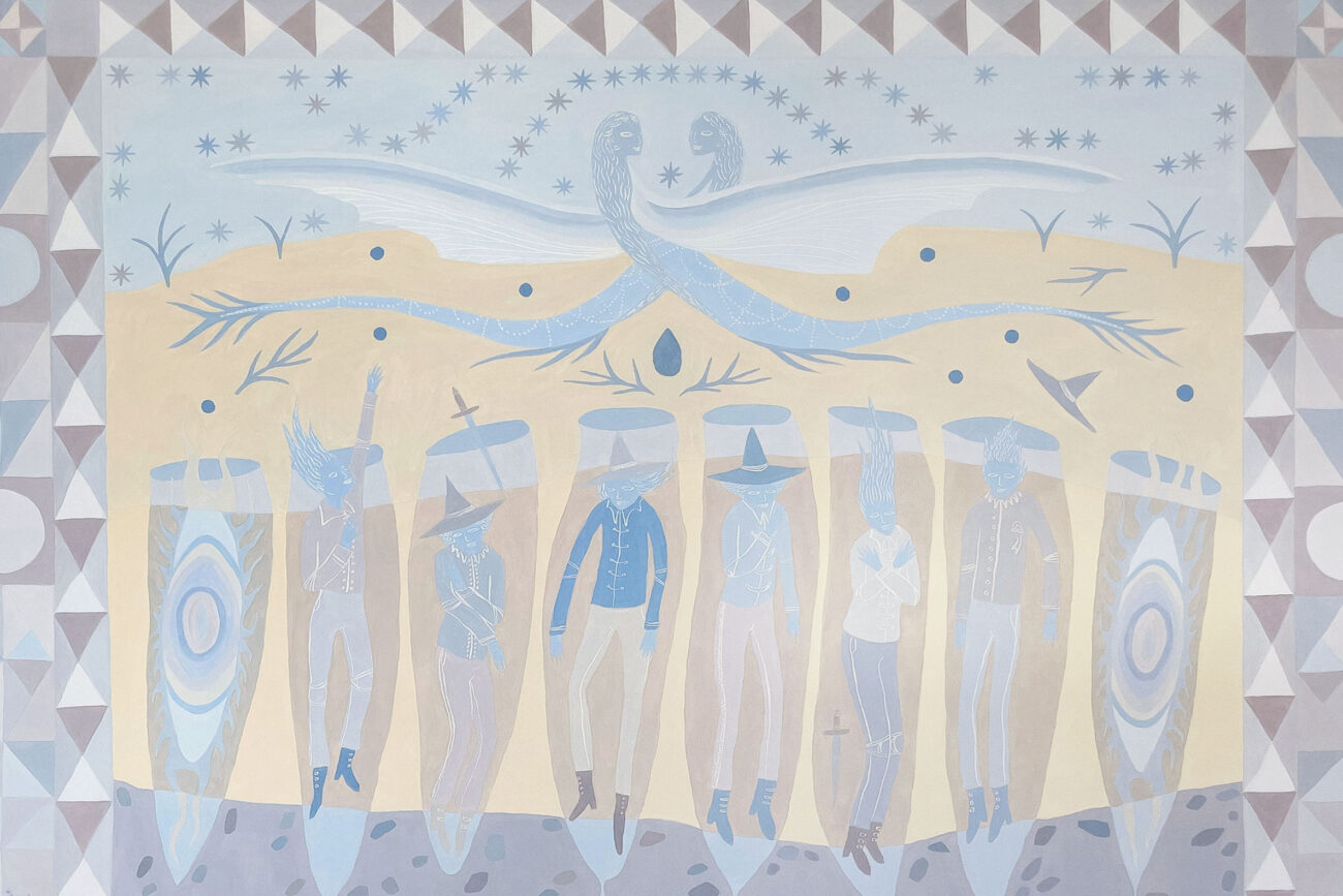 Exhibition Page-Rebecca-Munce-Under-the-Soil,-in-the-Stars-McBride-Contemporain Exhibition Banner, Artwork by Rebecca Munce