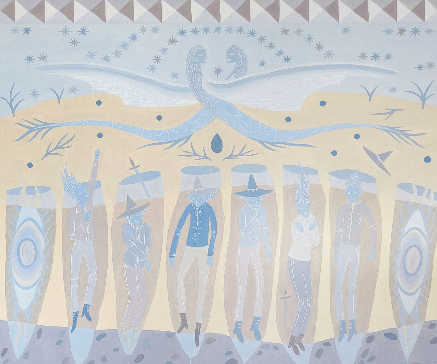 Exhibition Banner, Artwork by Rebecca Munce