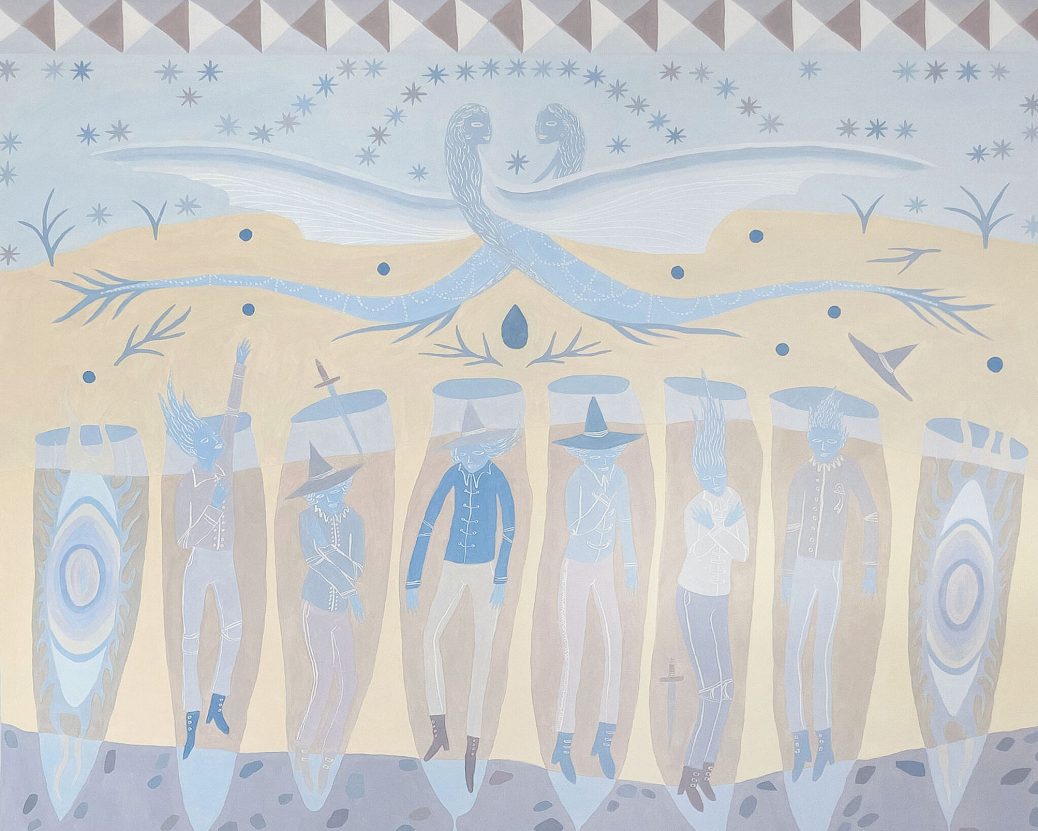 Exhibition Banner, Artwork by Rebecca Munce
