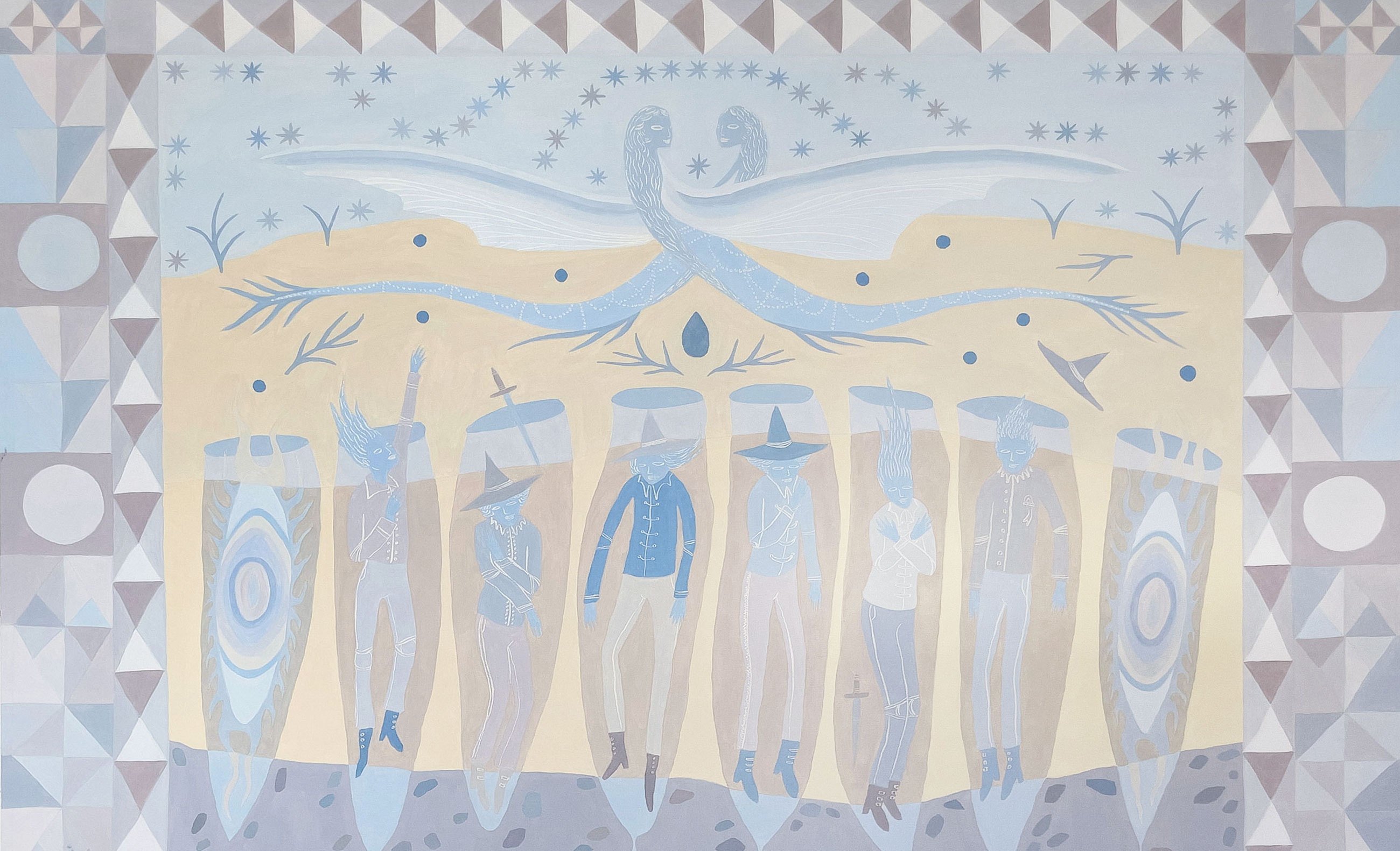 Exhibition Banner, Artwork by Rebecca Munce